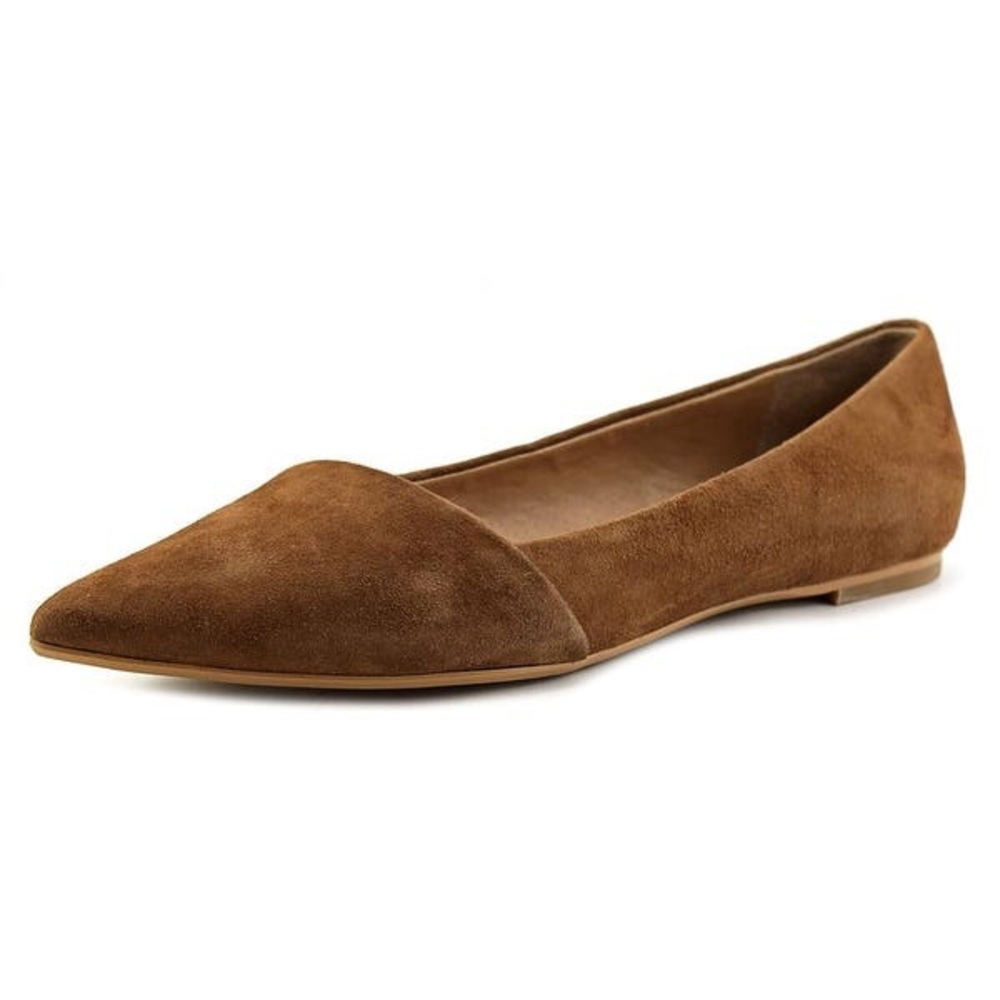 NWOT Crown Vintage Genuine Suede Pointed Flats 9